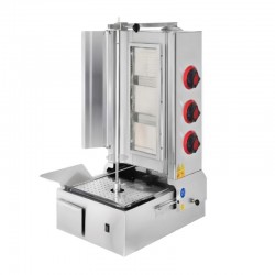 CSA 4 Gözlü Gazlı Döner Ocağı Alttan Motorlu KRCS-AMSDOG.4 